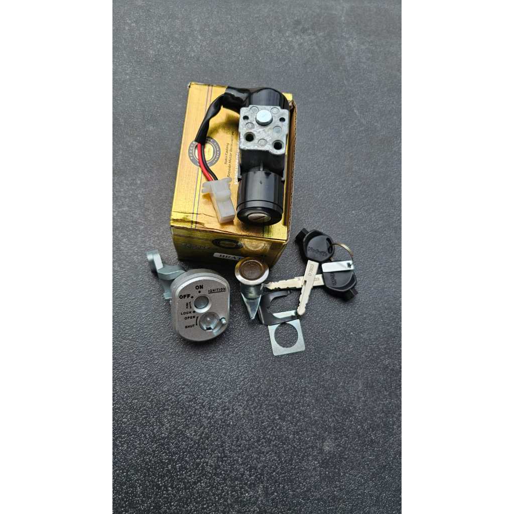 KUNCI KONTAK SET + JOK MERK NGY MOTOR HONDA BEAT