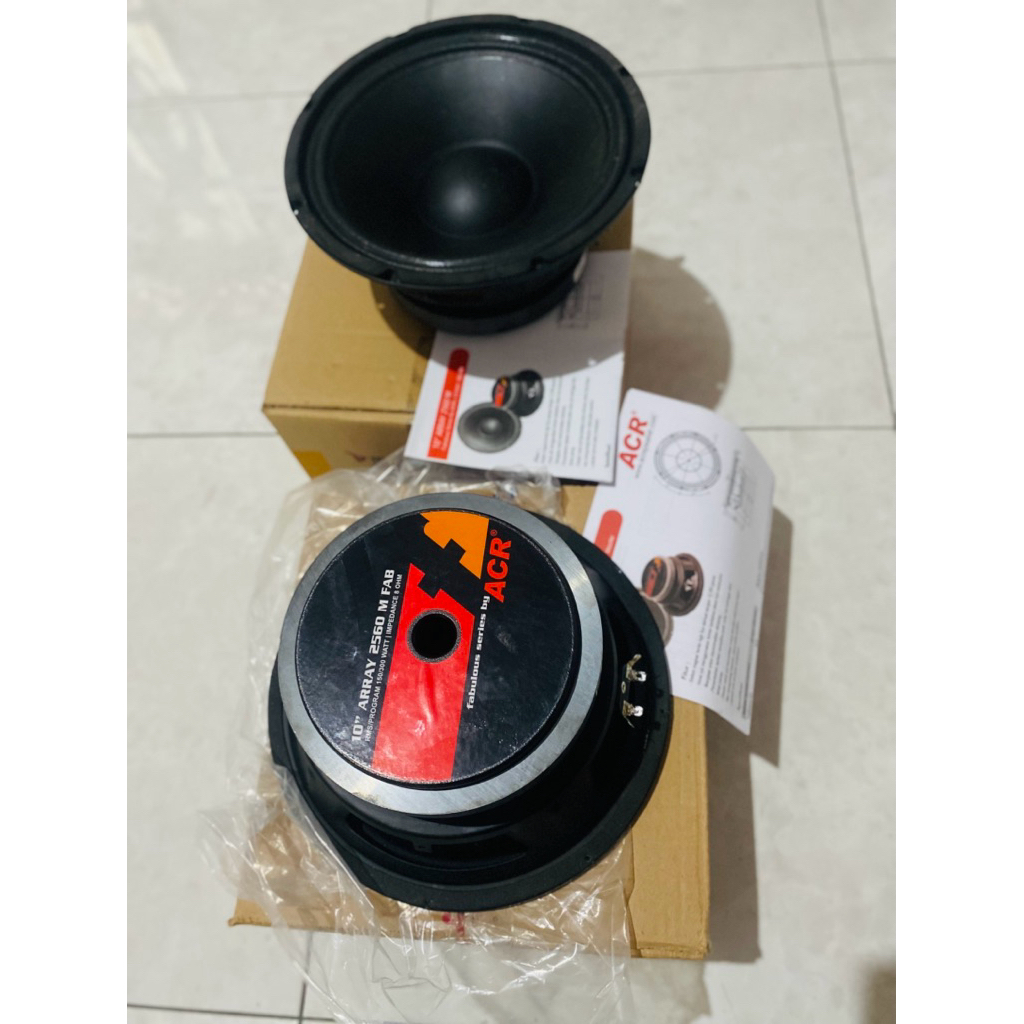 Speaker ACR Fabulous 10" in inch array 2560 fabolus