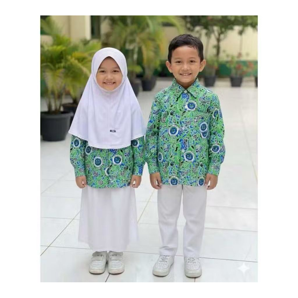 STELAN Batik RA RAUDHATUL ATHFAL Lengan Panjang