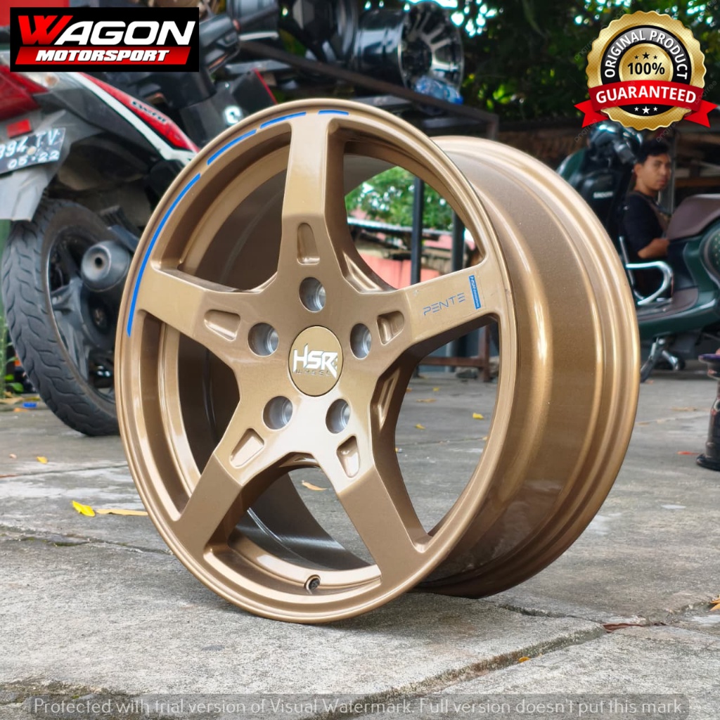 Velg Bintang R16 For Ertiga Grand Max Luxio Pelek HSR Pente Ring 16 Gloosy Bronze