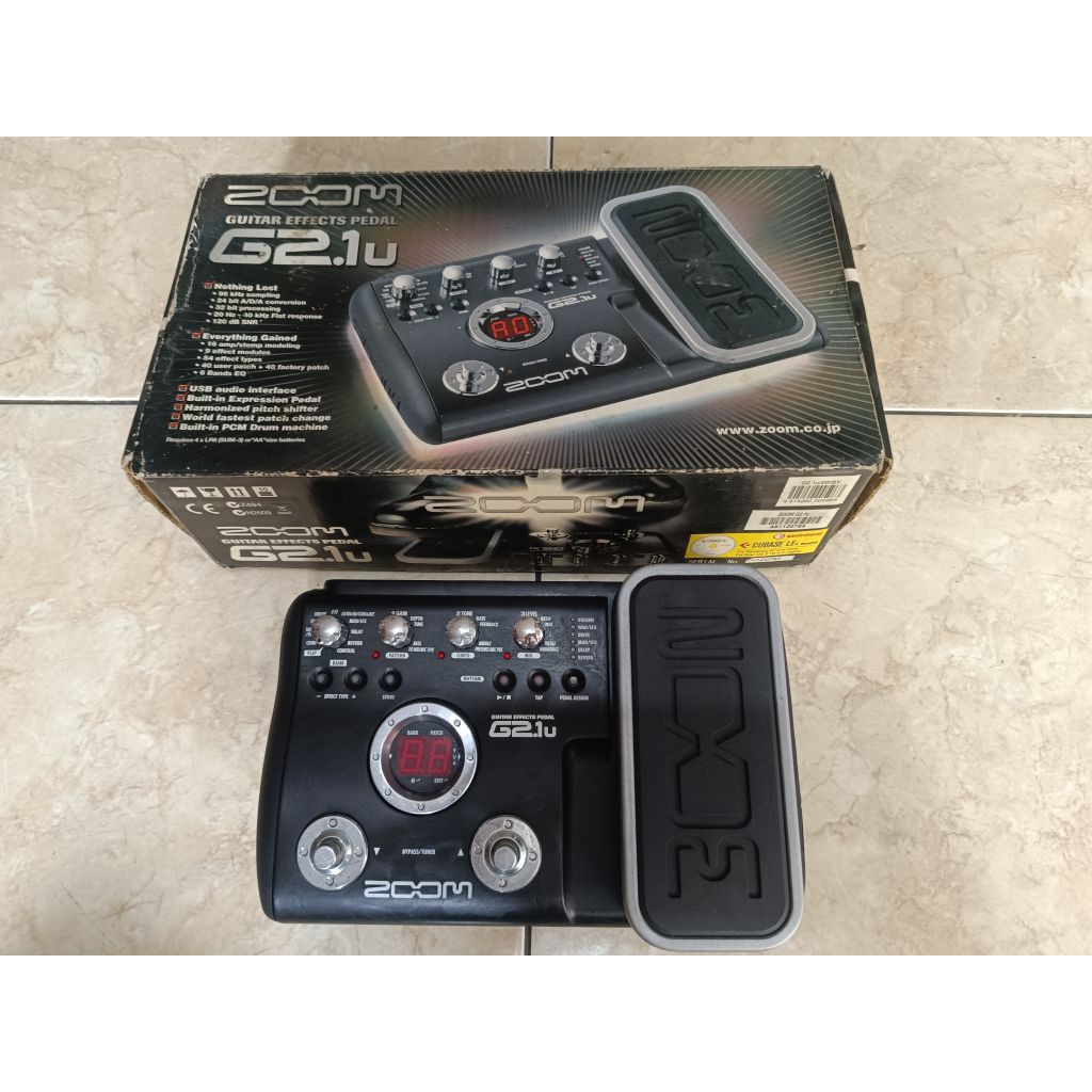 Efek GUITAR ZOOM G2.1U BEKAS OKE