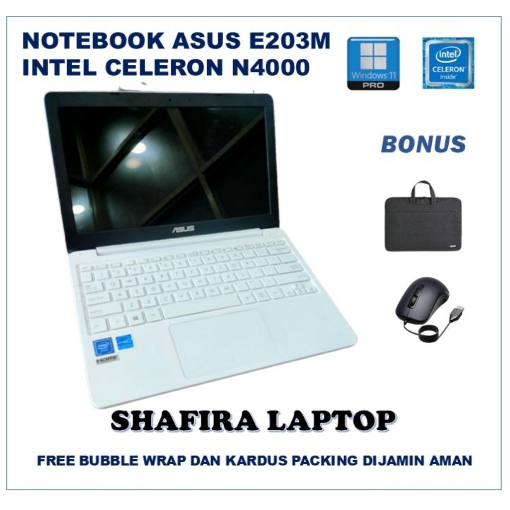 LAPTOP ASUS E203M LAPTOP SLIM LATOP SERI BARU LAPTOP PEKERJA LAPTOP MAHASISWA LAPTOP PELAJAR LAPTOP 