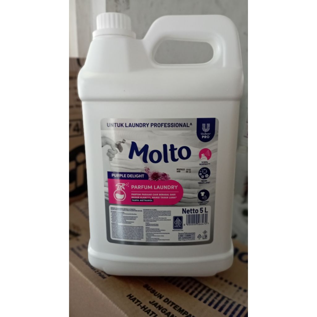 Molto Parfum Laundry 5 Liter - Aroma Tahan Lama, Perlindungan Higienis, Pengharum Praktis