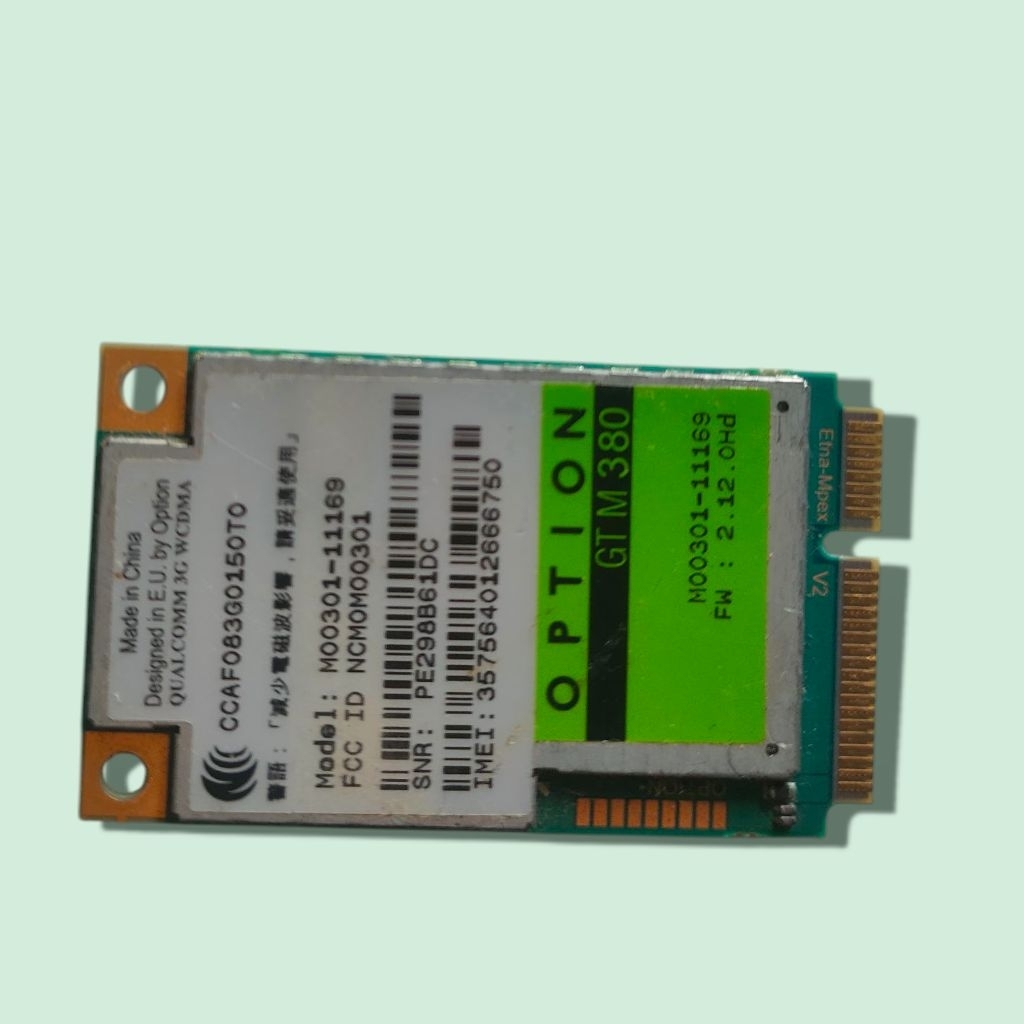 WWAN Card Laptop Dell latitude E4310