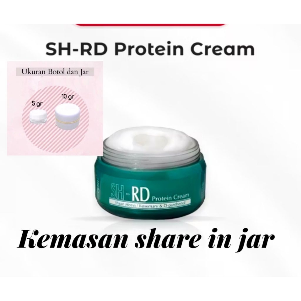(share in jar) SH-RD moisturizer dan vitamin rambut /meluruskan rambut singa /vitamin rambut