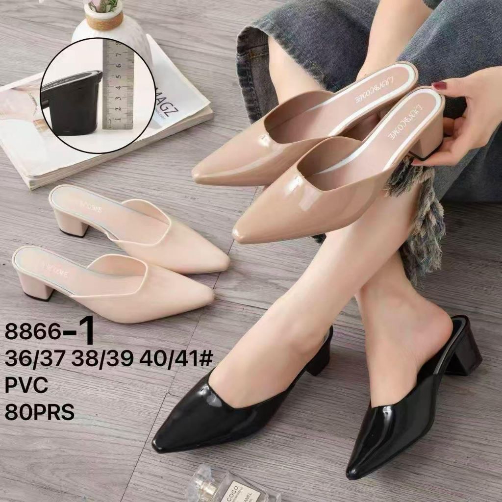 heels Wanita Nyaman 066 Lancome / Heells Perempuan Tinggi 5 cm