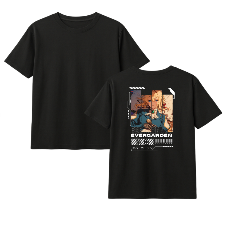 ACESTREET KAOS REGULER VIOLET EVERGARDEN T-SHIRT PRIA WANITA || Kaos Distro Streetwear Unisex