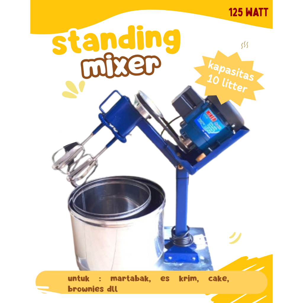 mixer besar kuemixer rakitan dijamin awet mixer kue besar bolu, es krim, brownies, cake, martabak