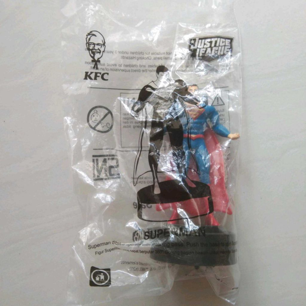 kfc chaki meal justice league superman