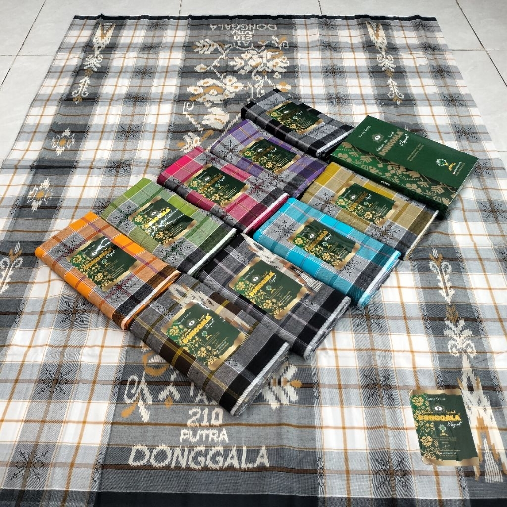 Sarung Putra Donggala KDT Mutif Kotak