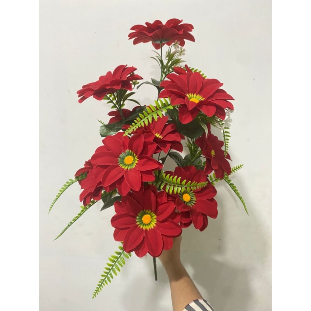 bunga artificial/bunga aster cabang 13 Tp/Bunga sudut/bunga dekorasi rumah