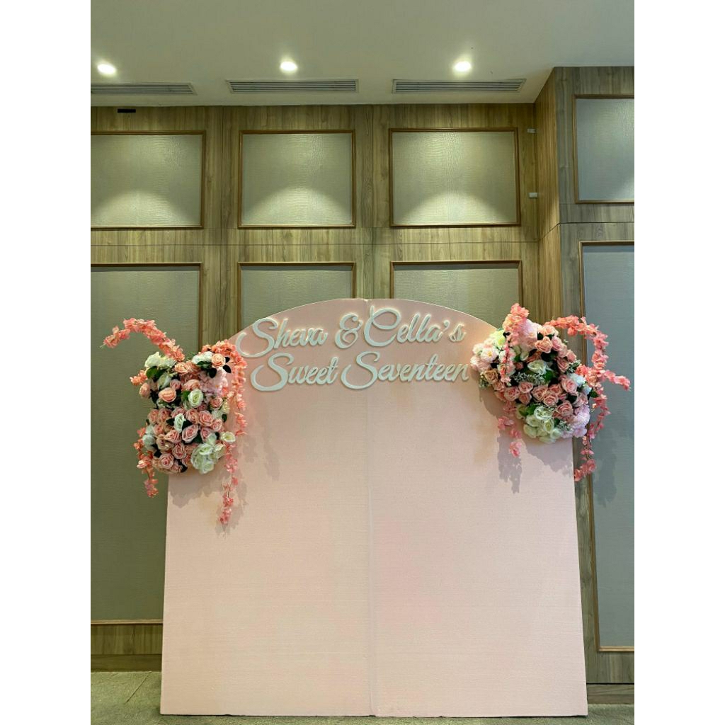 Backdrop bunga/dekorasi bunga/bunga/party/bunga dekorasi cantik