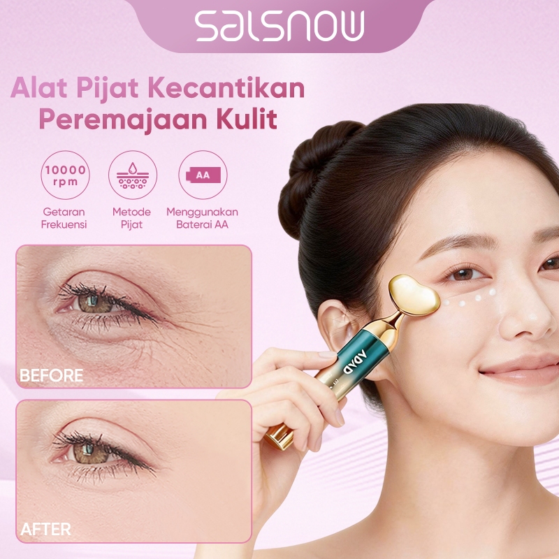 SALSNOW Alat Pijat Wajah Multifungsi  V-Lift Massage Wajah Alat Infus Serum Wajah Alat Pijat Wajah A