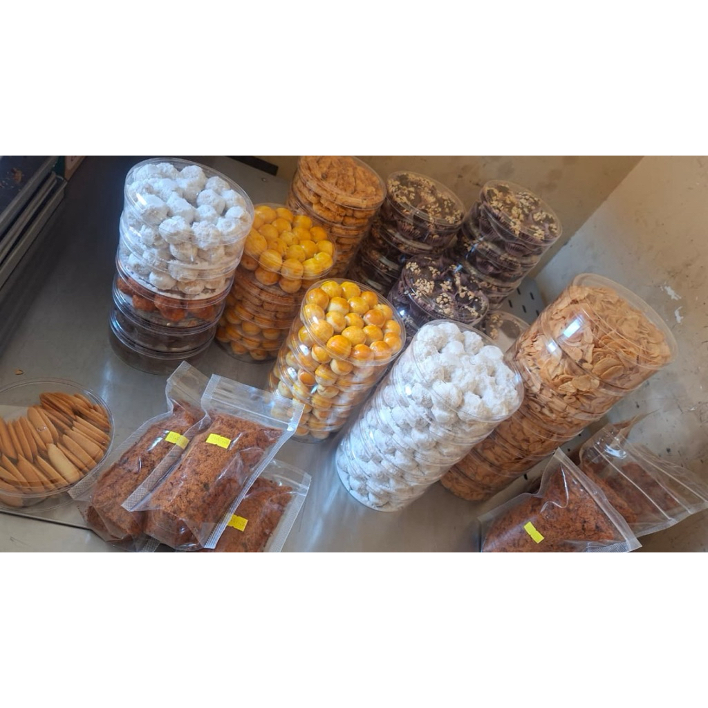 Aneka kue kering premium homemade 250gr nastar kastengel putri salju coklat mente almond lidah kucin