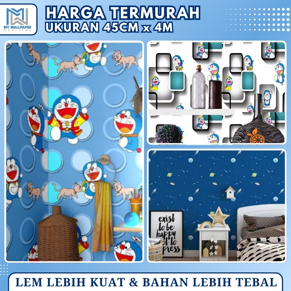 Wallpaper Dinding Doraemon Stiker Dinding Doraemon Walpaper Dinding Doraemon Wallpaper Doraemon