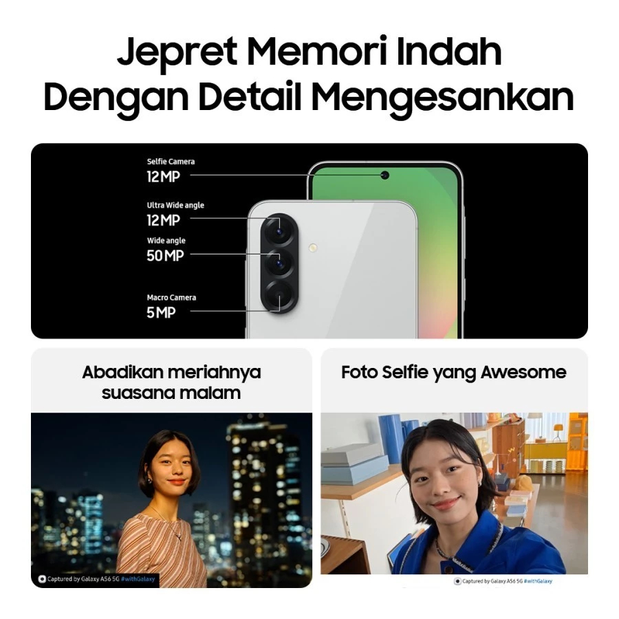 SAMSUNG GALAXY A56 5G (RAM 8/256GB) (BARU)