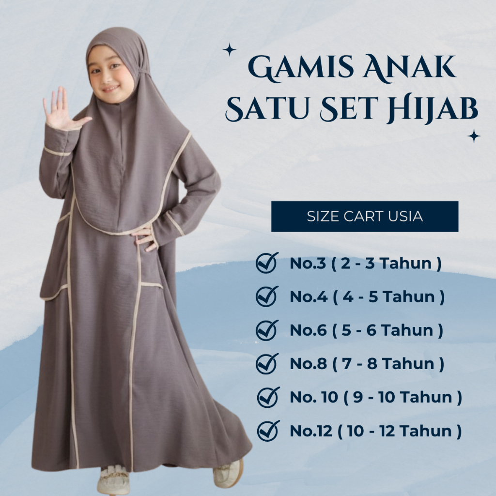 Baju Lebaran 1Stel Seragam Ngaji Tpq Tpa Ramadhan Wanita Dewasa Idulfitri Satu Set Baqu Celana Cewek