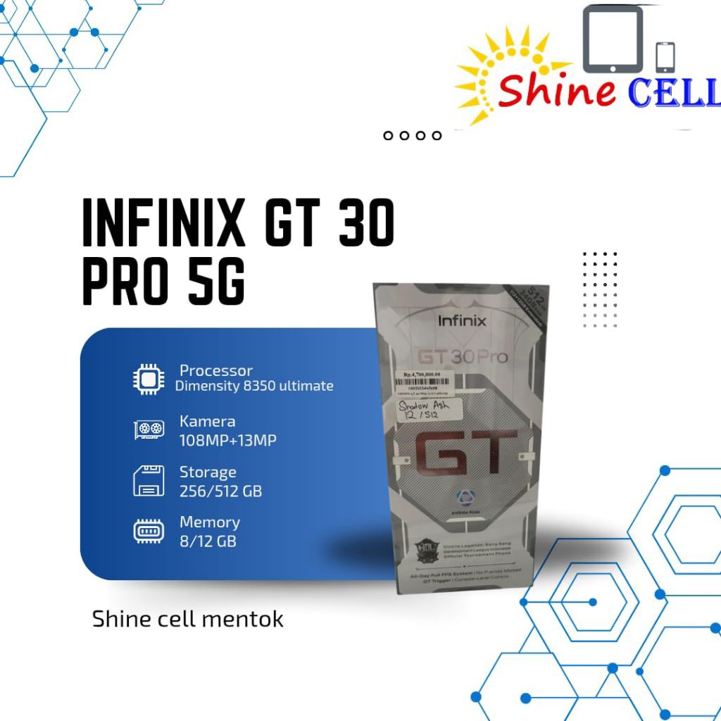 Infinix Gt 30 Pro 12/512