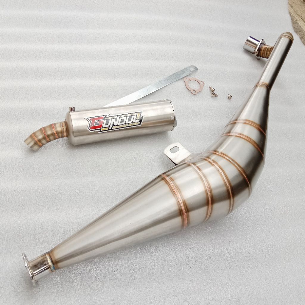 Knalpot racing bm power Tornado Cristal F1zr kolong samping suara KEMRINCING