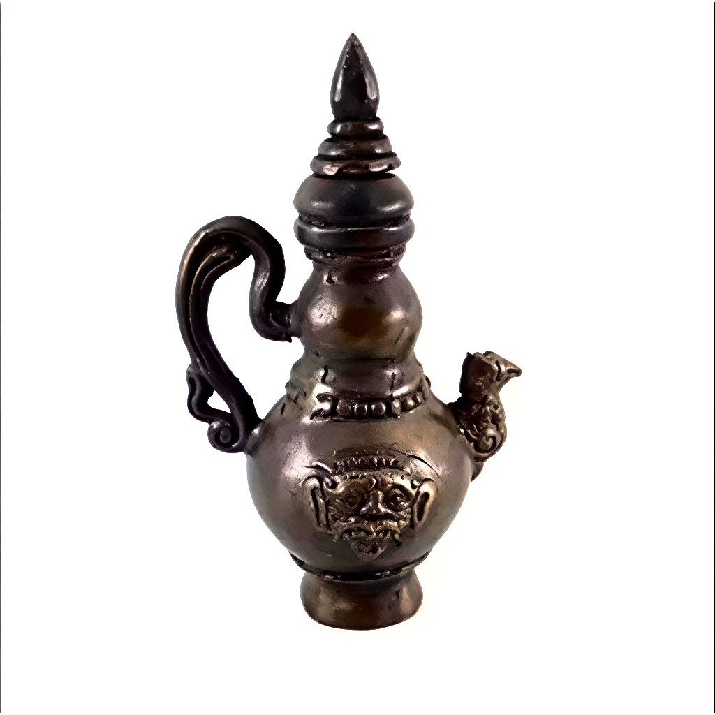 Mini Guci Antik Logam Ukir Klasik | Pajangan Koleksi Unik Vintage | Dekorasi Estetik Premium