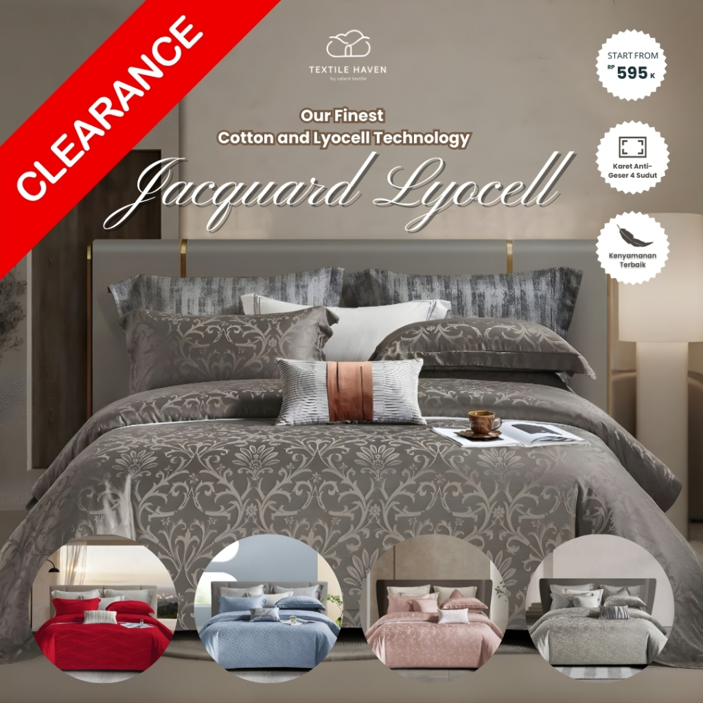 [READY] Sprei dan Bedcover Jacquard Sutra Serat Bamboo Original 80s | Sprei KingKoil Sutra Emboss ti