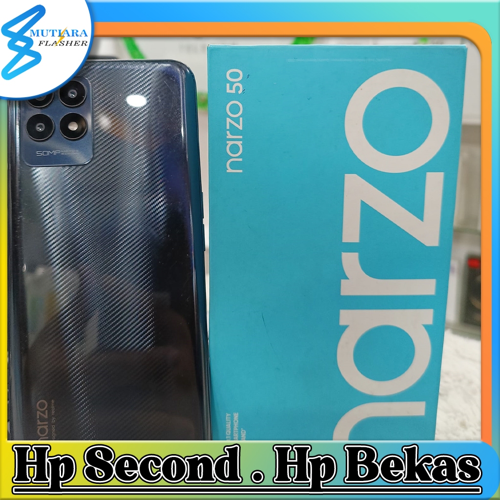 Realme Narzo 50 4G | 5G Ram 4/64GB | Ram 6/128GB Bekas Original Flasher Store