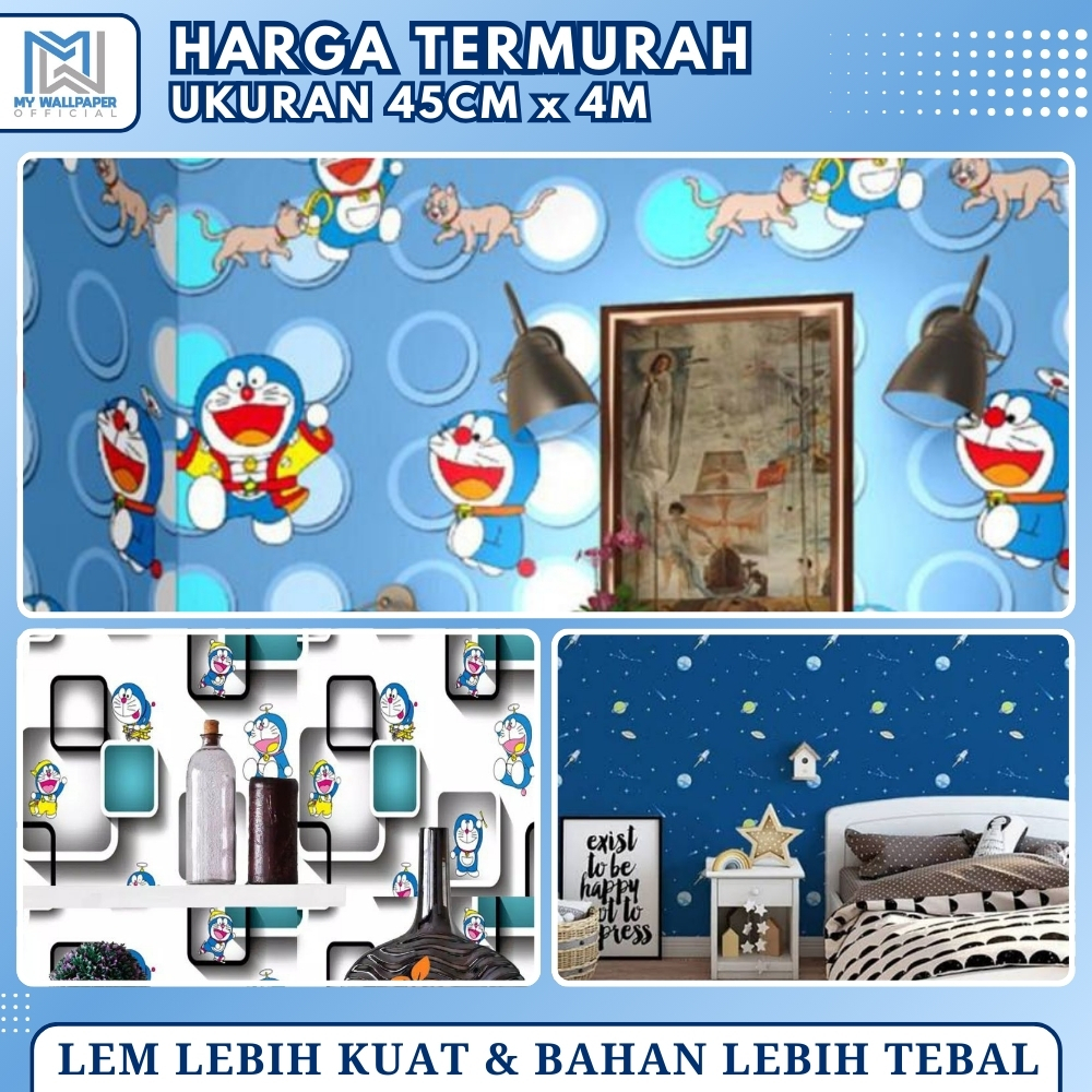 Wallpaper Dinding Doraemon Stiker Dinding Doraemon Walpaper Dinding Doraemon Wallpaper Doraemon