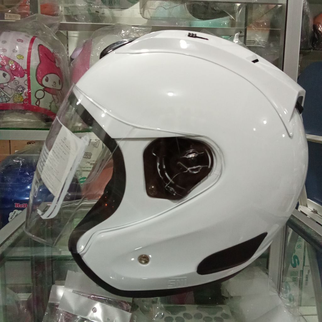 HELM AURA KOREA POST SOLID POLOS