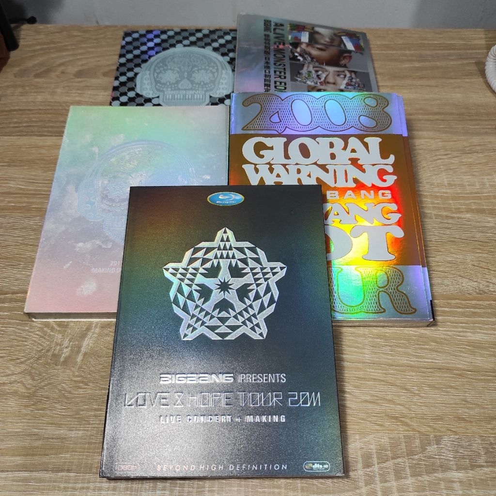 [PRELOVED - READY STOCK] DVD BIGBANG 2008 GLOBAL WARNING TAEYANG HOT 2011 LIVE CONCERT BIGSHOW LOVE 