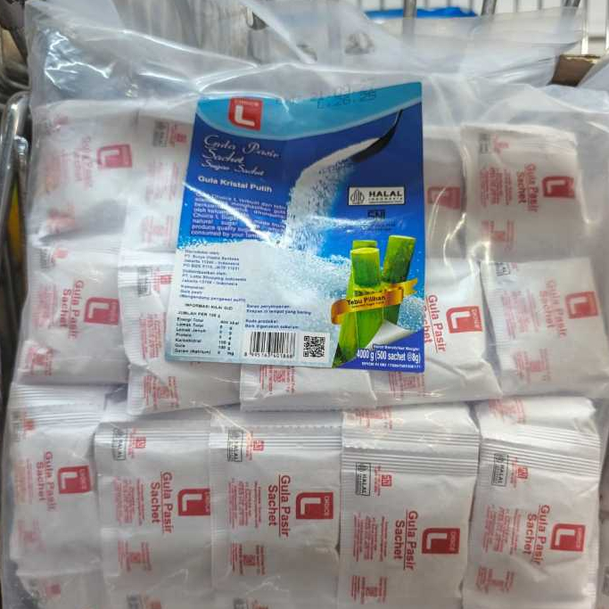 CHOICE L gula pasir sachet 100X8 gram