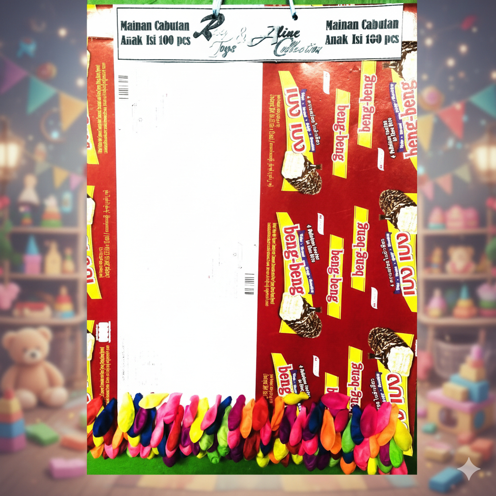 Grosir Cabutan Berhadiah Papan Hadiah Balon Isi 100 Murah