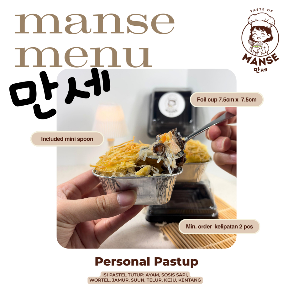 Personal Pastel Tutup by Manse (Min. Order 2pcs)