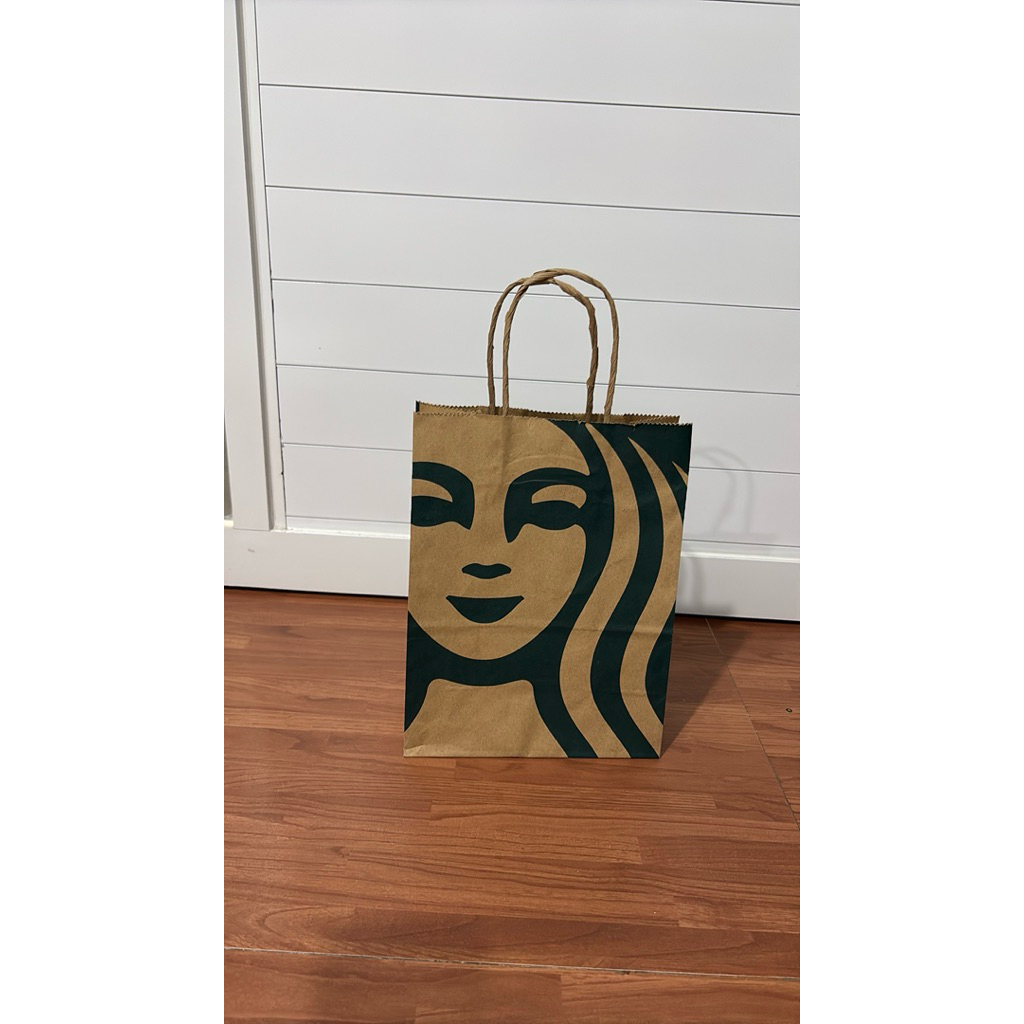 paper bag/paperbag Starbucks/tas kertas starbucks