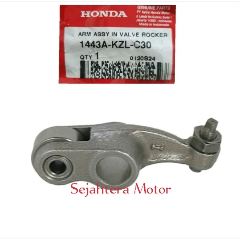 Piano Klep IN Asli HONDA untuk motor BEAT/ FI IN (1443A-KZL-30)