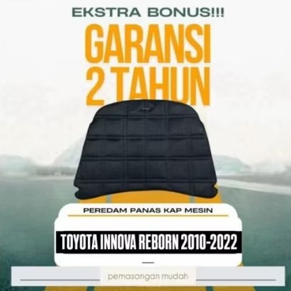 AKSESORIS MOBIL PEREDAM TOYOTA INNOVA REBORN 2010-2022  / PEREDAM KAP MESIN MOBIL - HITECH PEREDAM P