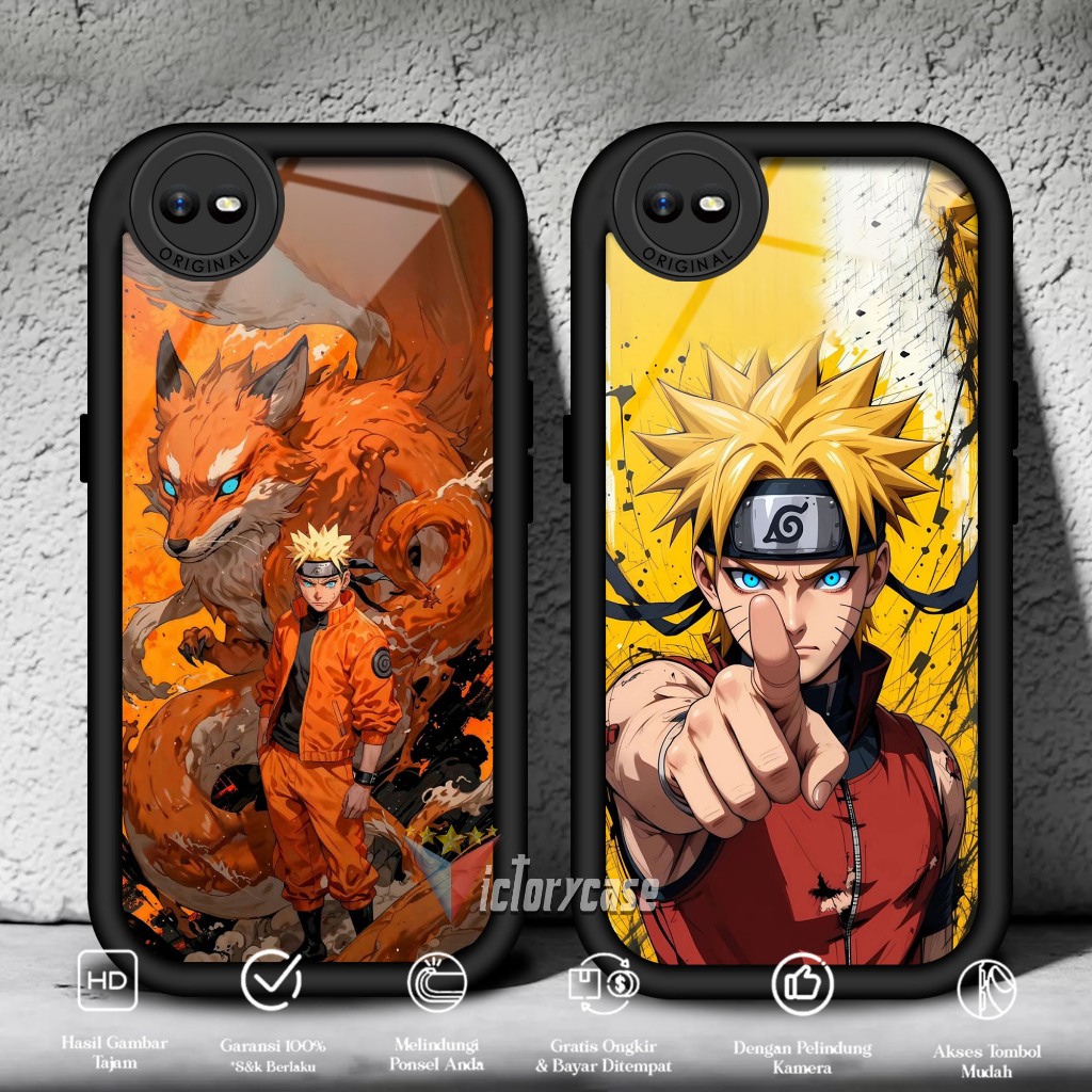 Case Oppo A1K C2 Motif [ NARUTO ] Case Hp Glossy Casing Hardcase Softcase Bisa cod