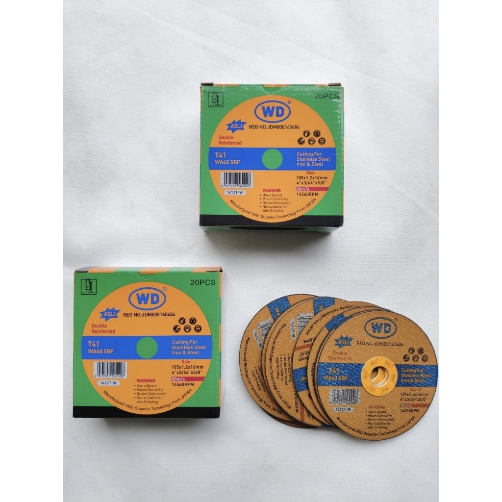 WD Batu Potong 4 Inch / Potong Besi 4" WD
