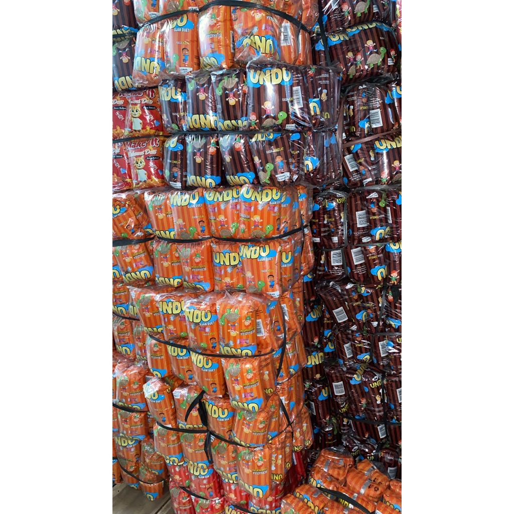 10 pcs Ciki Undu Viral - Snack Berhadiah Uang, Sensasi Rasa Orange