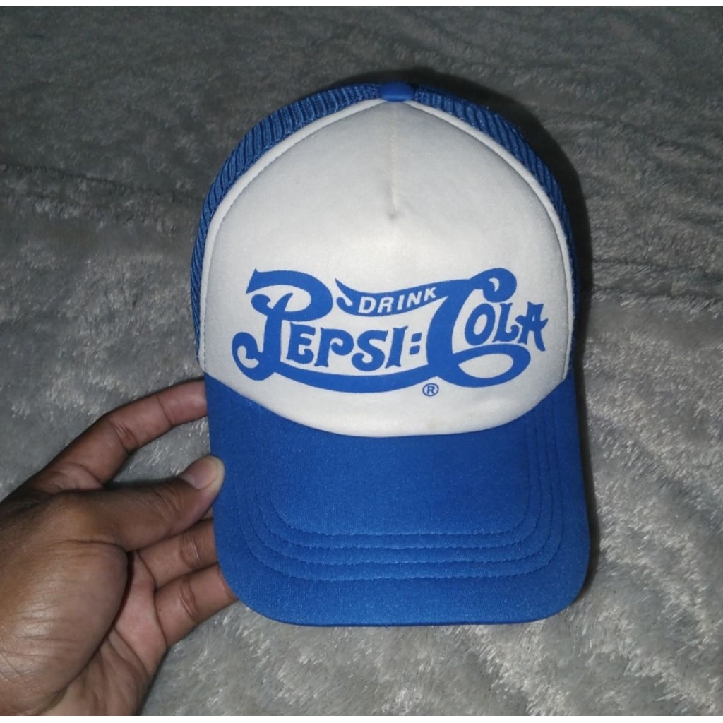 Topi Trucker Pepsi Cola Setelan Second