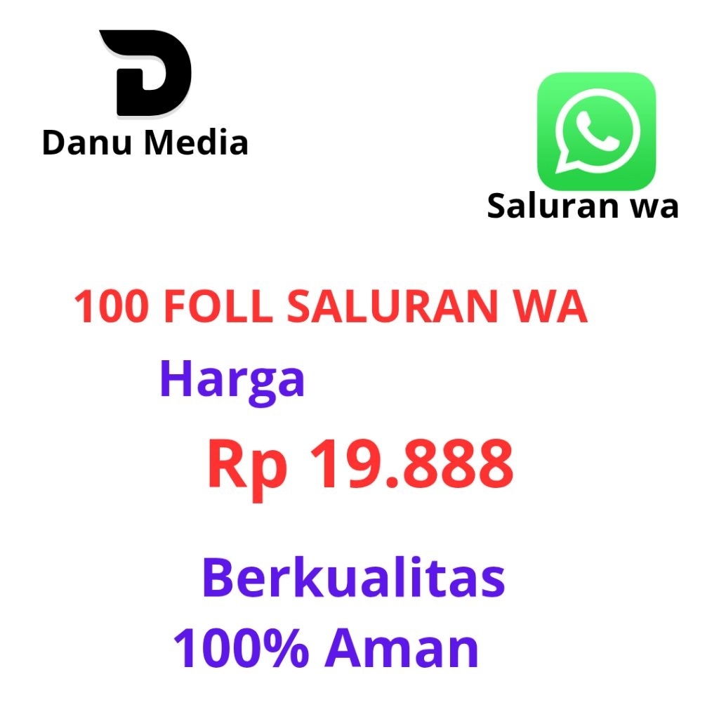 foll saluran wa high quality
