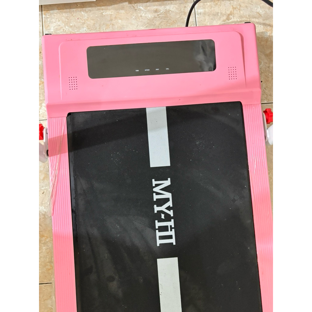 Khusus InstanJual Murah Second Walking pad / Treadmill MY HI Pink Tanpa Dus