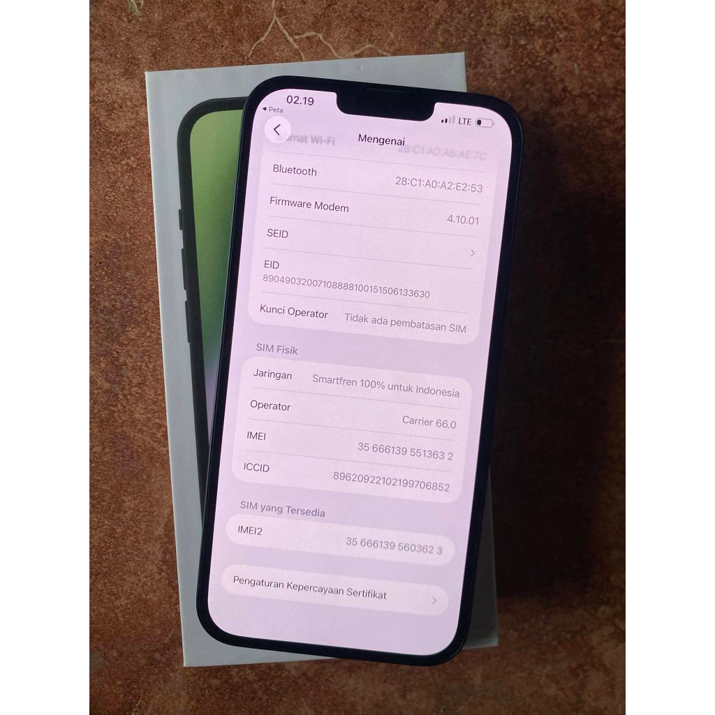 iPhone 14 plus inter all operator