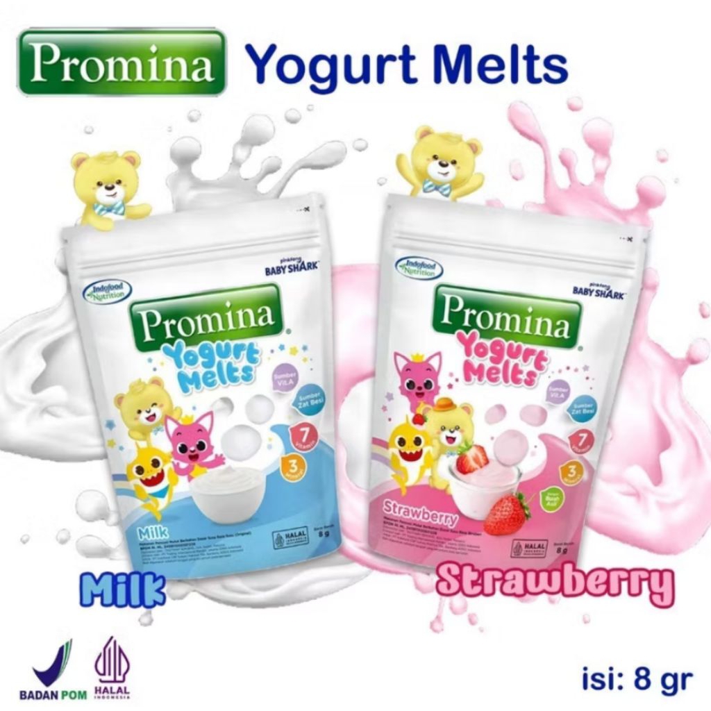 Promina Yogurt Melts 8gr Makanan Camilan Anak Bayi 1 Tahun Keatas Snack Anak Bandung Cimahi