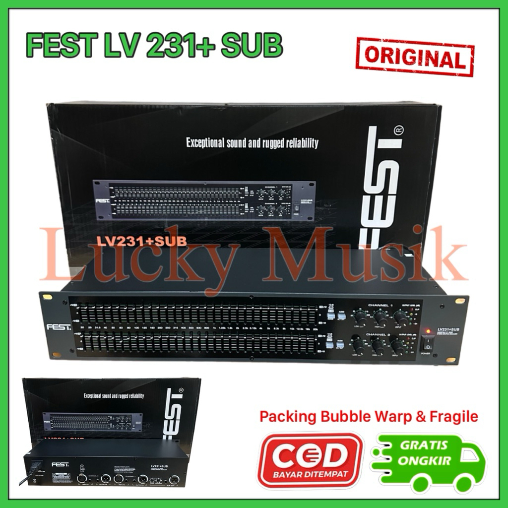 Equaliser Fest Lv 231 + Sub Original EquAliseR FEST LV-231+ Sub equaliser lv 231 sub equaliser fest 