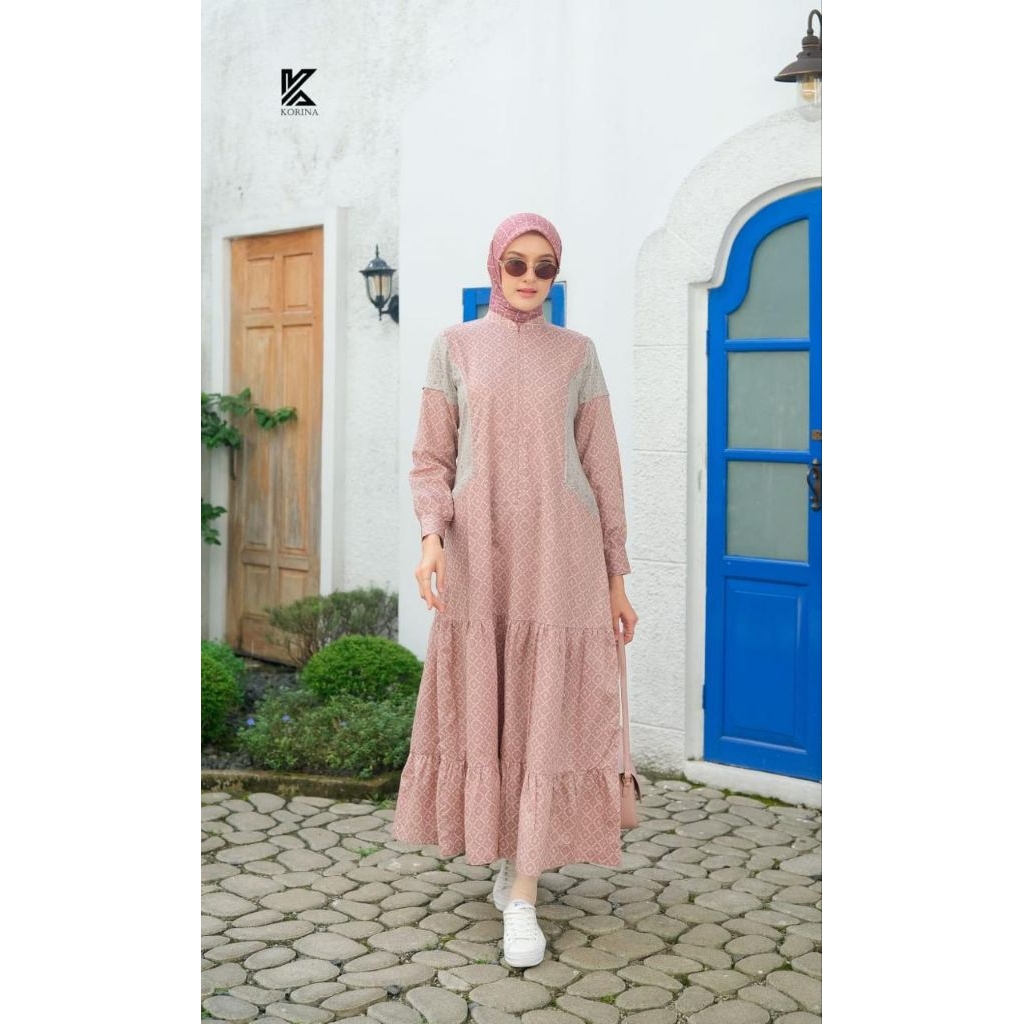 Delphi midi dress by korina, midi dress korina, midi motif, midi korina