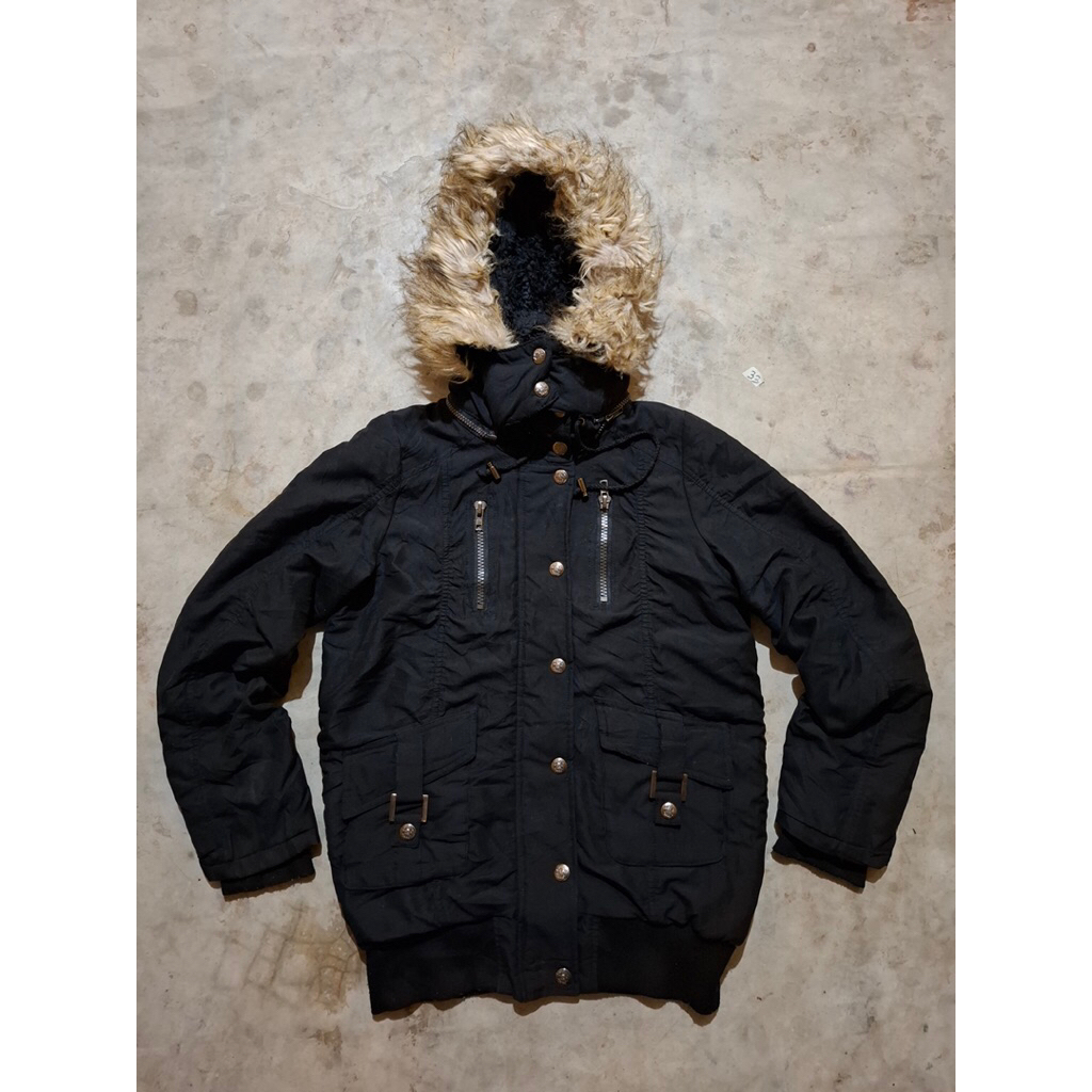 LGB If Six Was Nine  Style Faux Fur Jacket