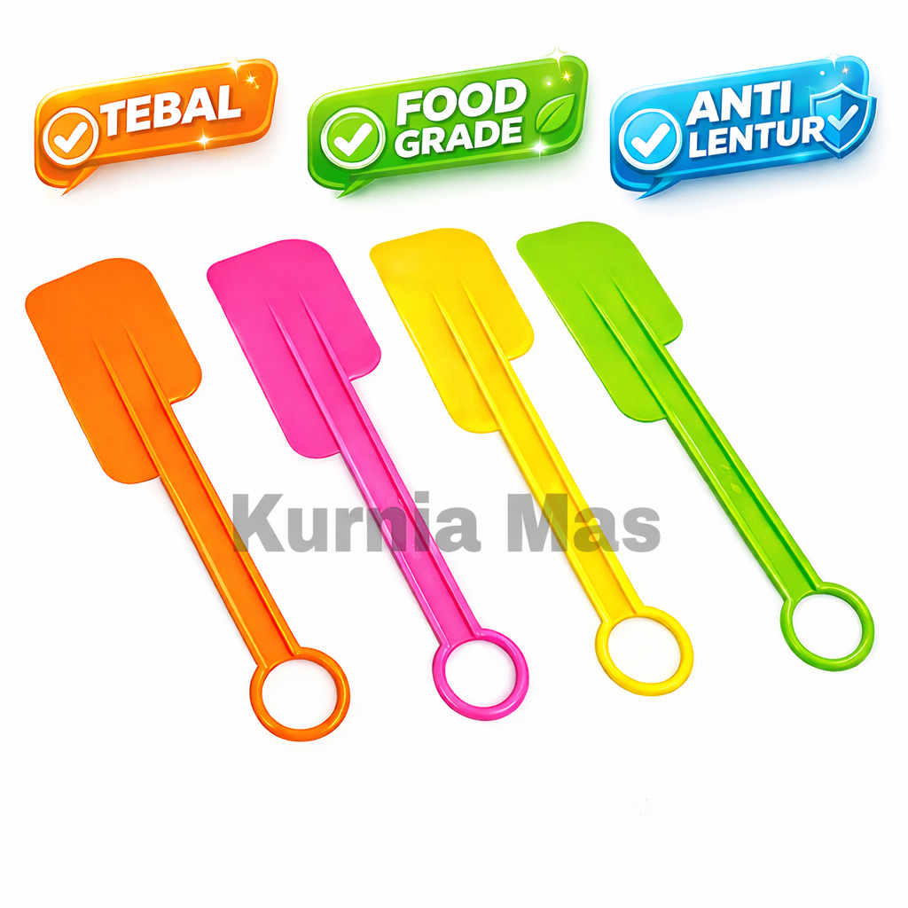 Solet Plastik Spatula Kue KH NICE Solet Souvenir Bagus