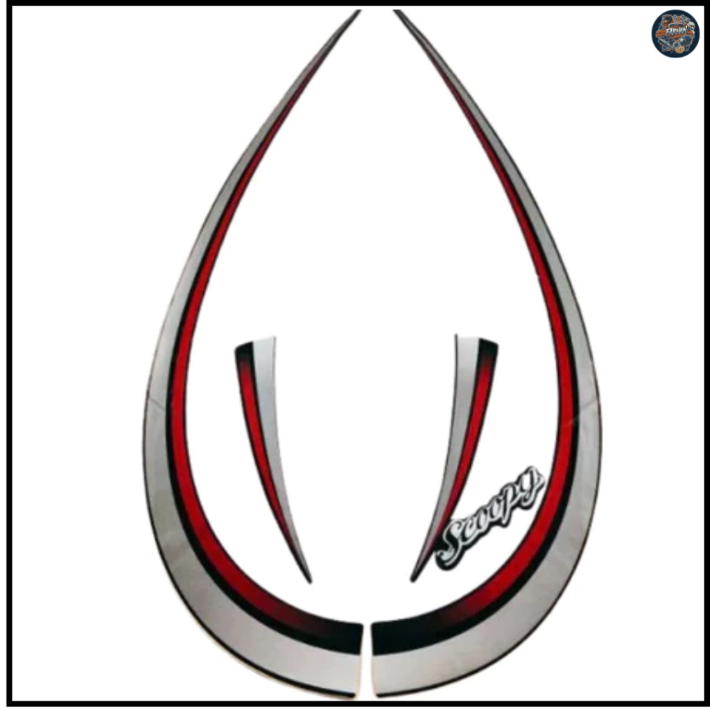 Stiker Striping  Standart Scoopy Carbu 2012 Motor Honda Scoopy Carbu 2012