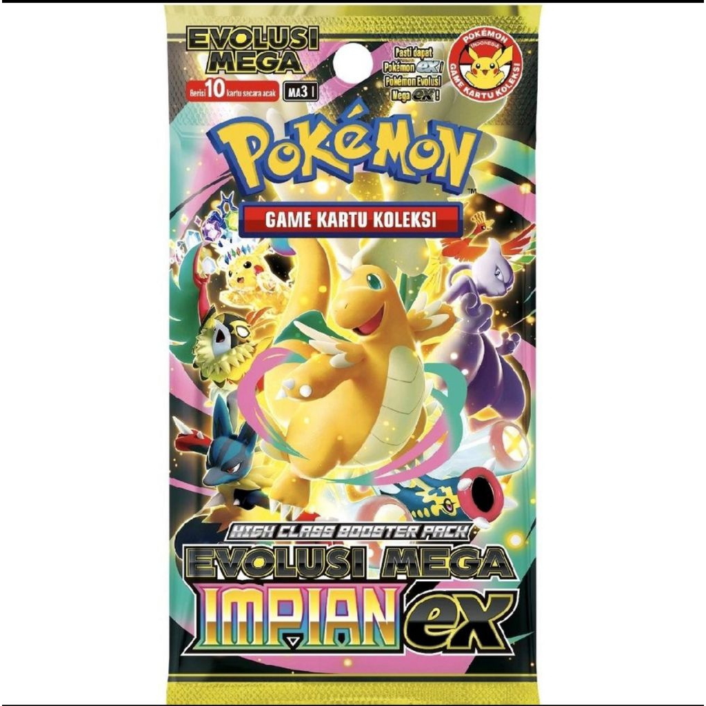 Booster Box Pokemon Mega Impian