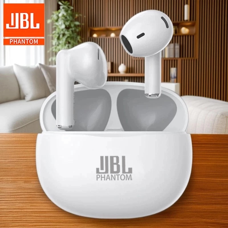 TWS Earphone Earbud Nirkabel Terbaik - Earbud Nirkabel TWS 100% Asli dengan Bass Dalam dan Headset B